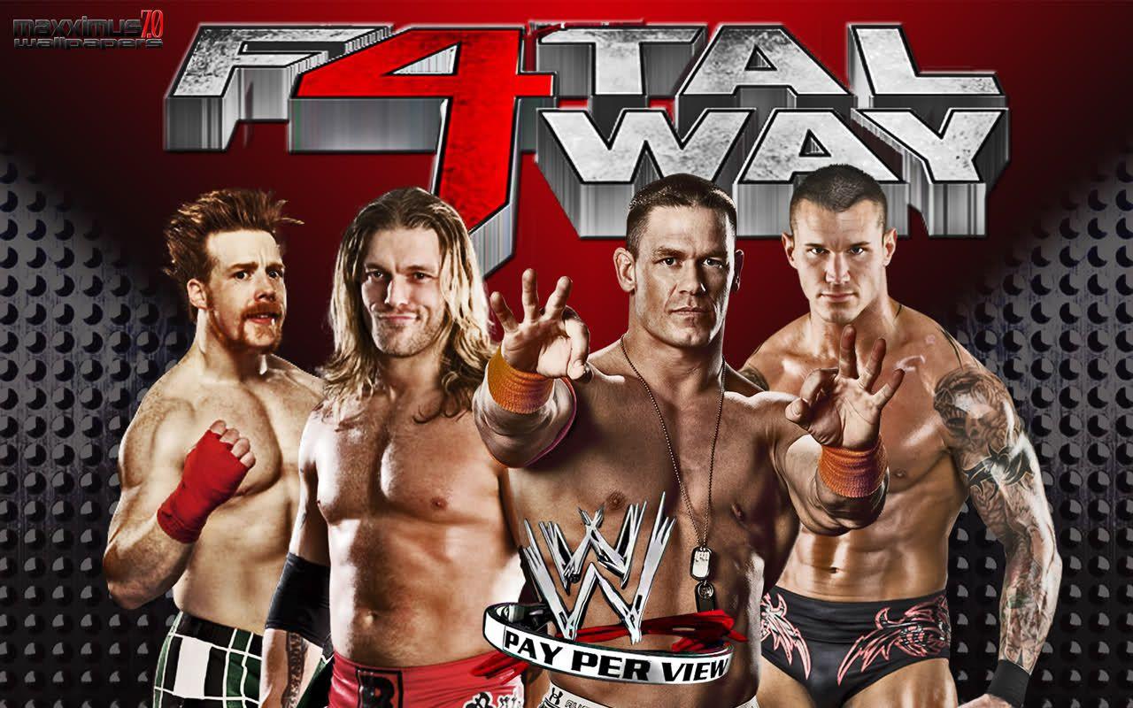 John Cena & Sheamus & Randy Orton & Chris Jericho & Edge vs