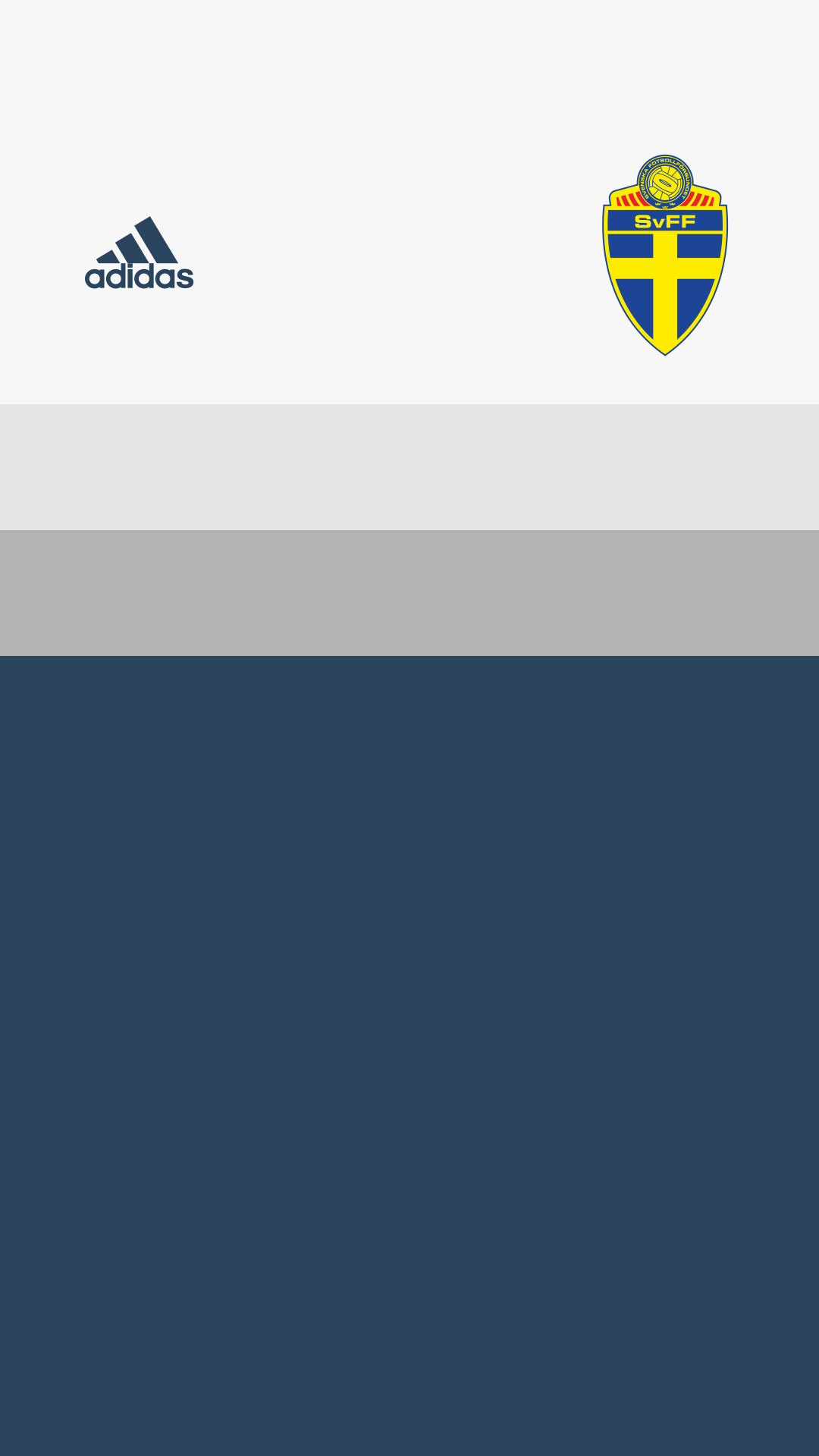 Sweden Away Shirt for EURO 2016 Wallpaper for iPhone and Android