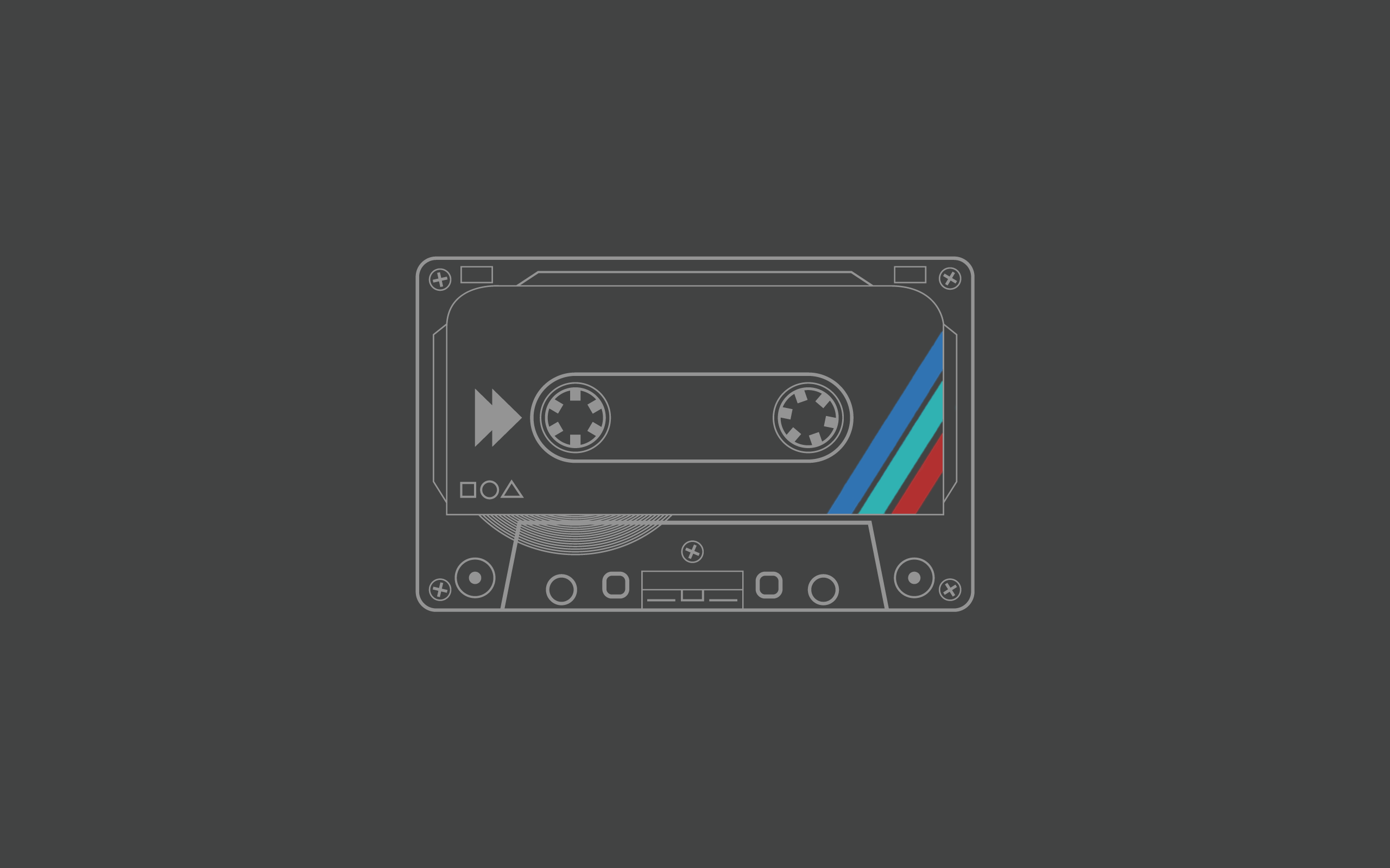 Audio cassette tape wallpaper Royalty Free Vector Image