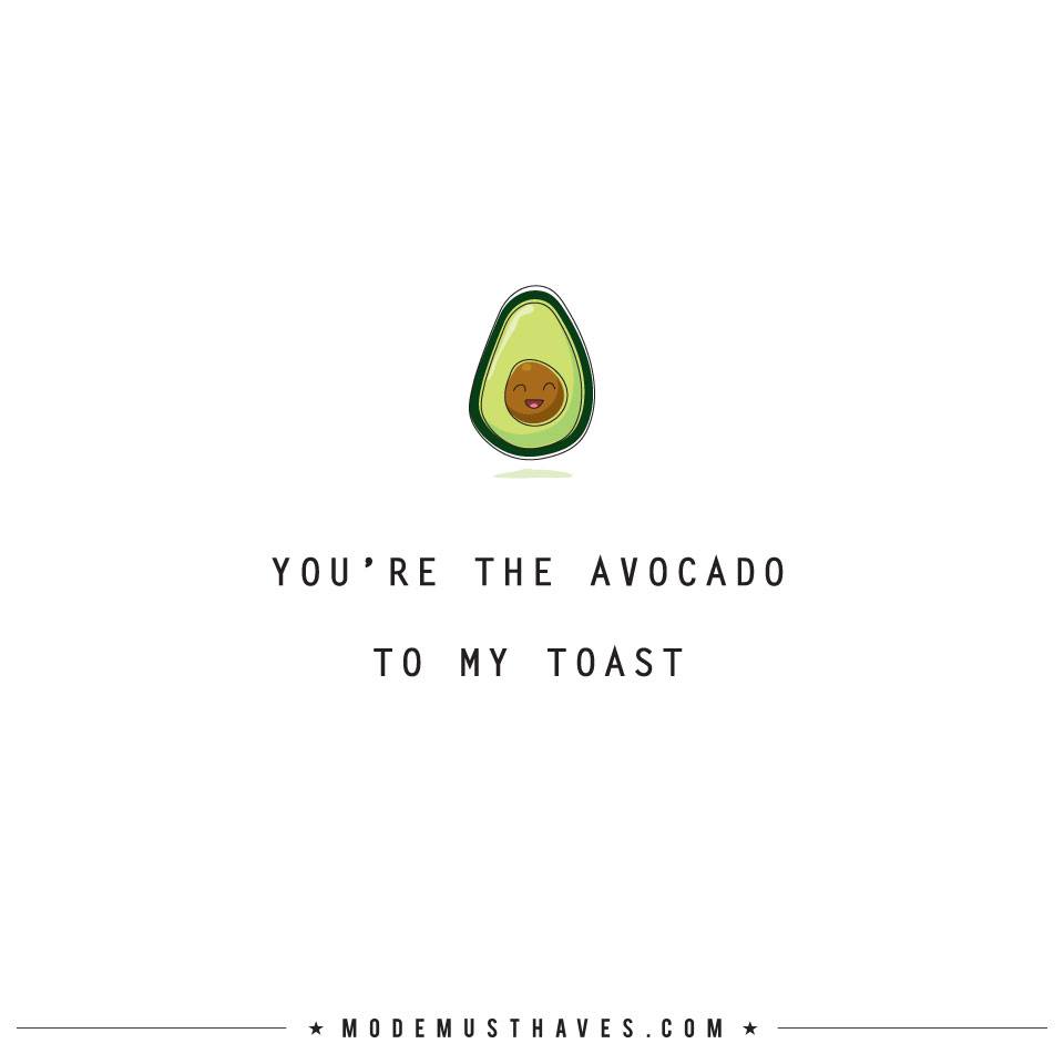 Avocado love by ModeMusthaves.com. MM. QUOTES