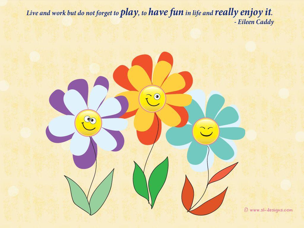 Desktop Wallpaper with happiness quote