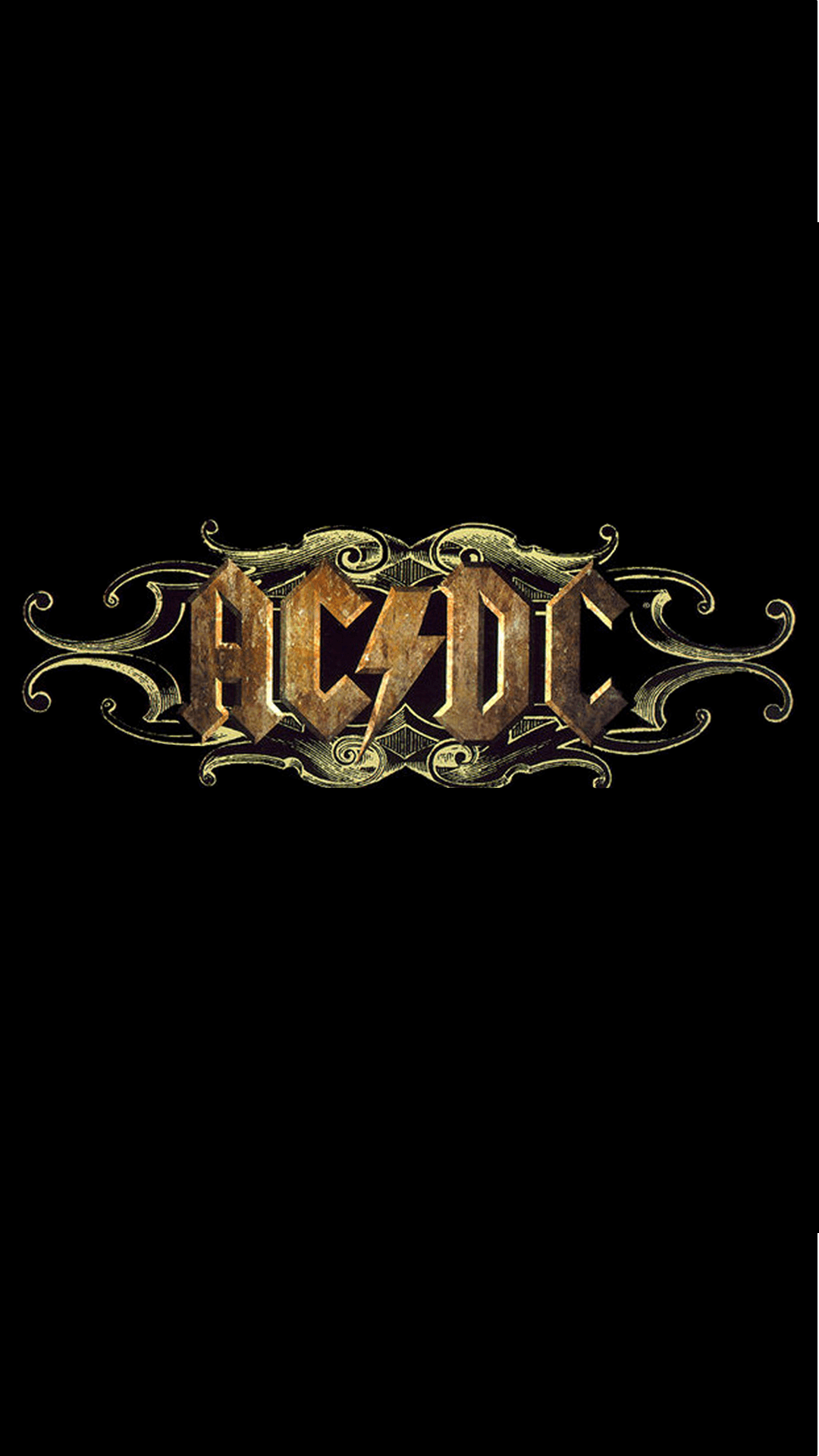 ACDC Rock Logo Android Wallpaper free download