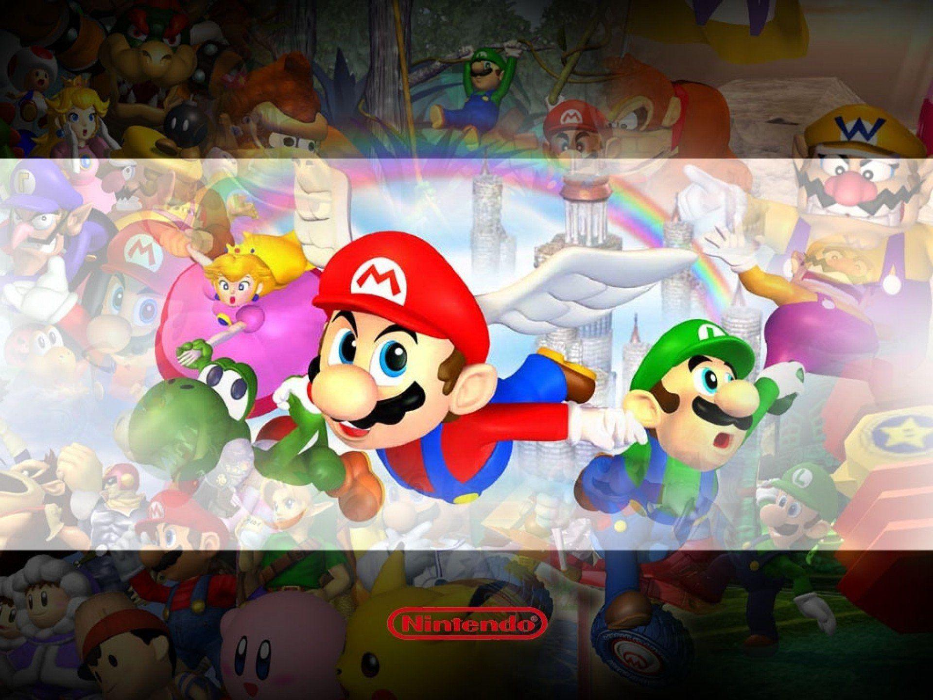 Nintendo Kirby video games Mario Pikachu Wario Super Smash Bros