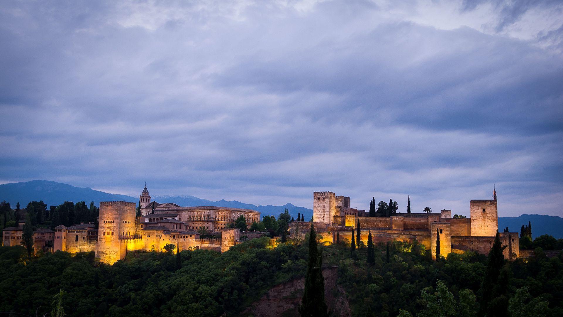 Spain Granada Alhambra Cities 1920x1080