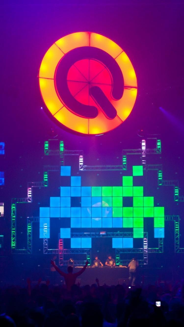 Space Invaders Hardstyle Q Dance Wallpaper
