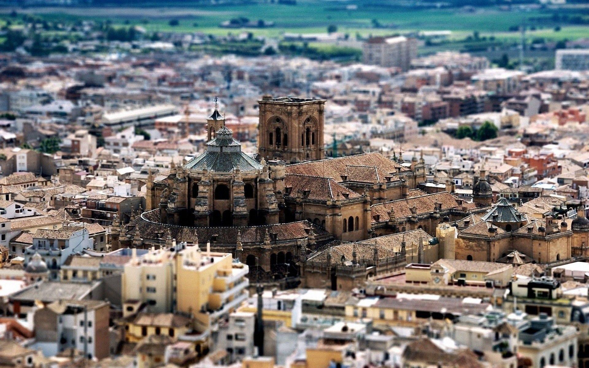 Granada spain cathedrals cities cityscapes wallpaper