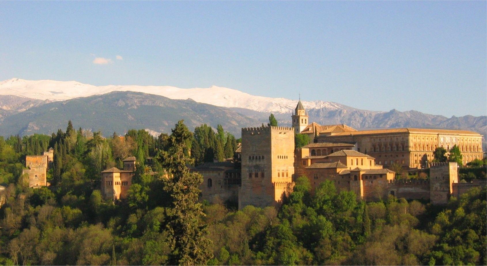 Granada Tag wallpaper: Alhambra Granada Spain Peisaj Spania