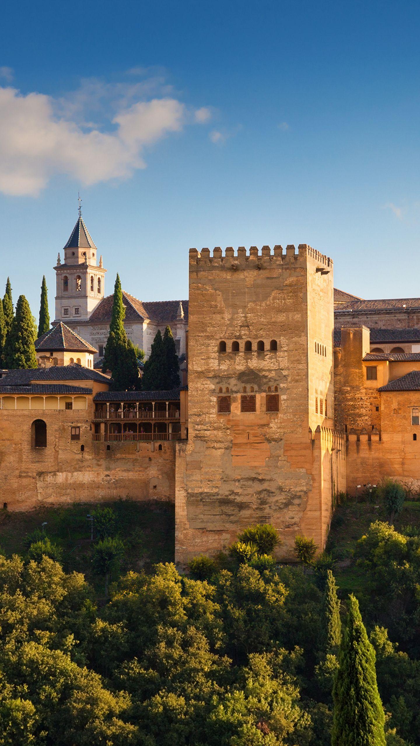 Photos Spain Fortification Alhambra de Granada Parks 1440x2560