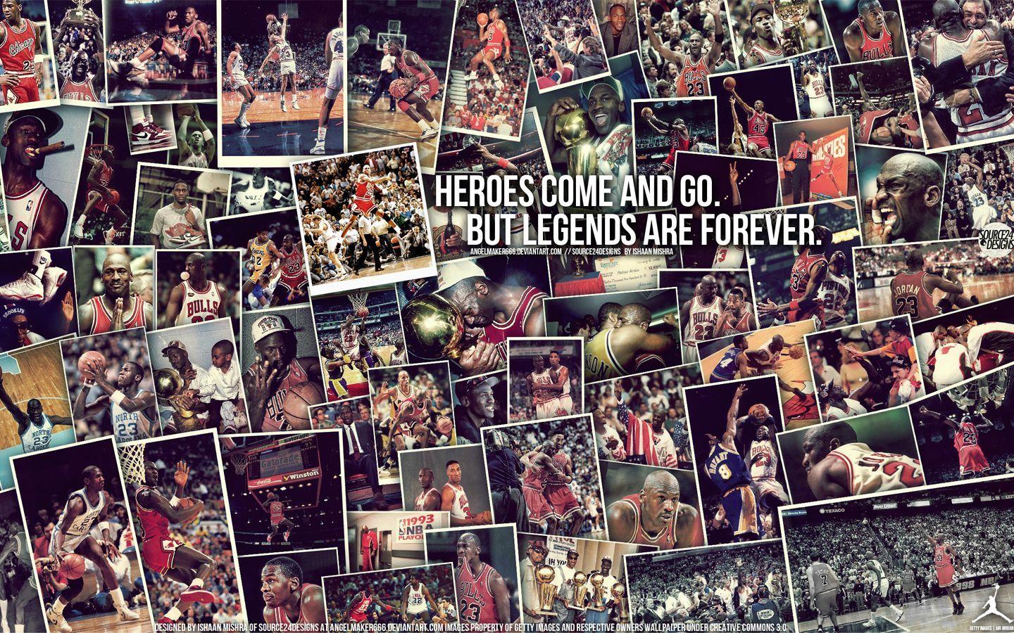 Wallpaper: Michael Jordan's Career Highlights