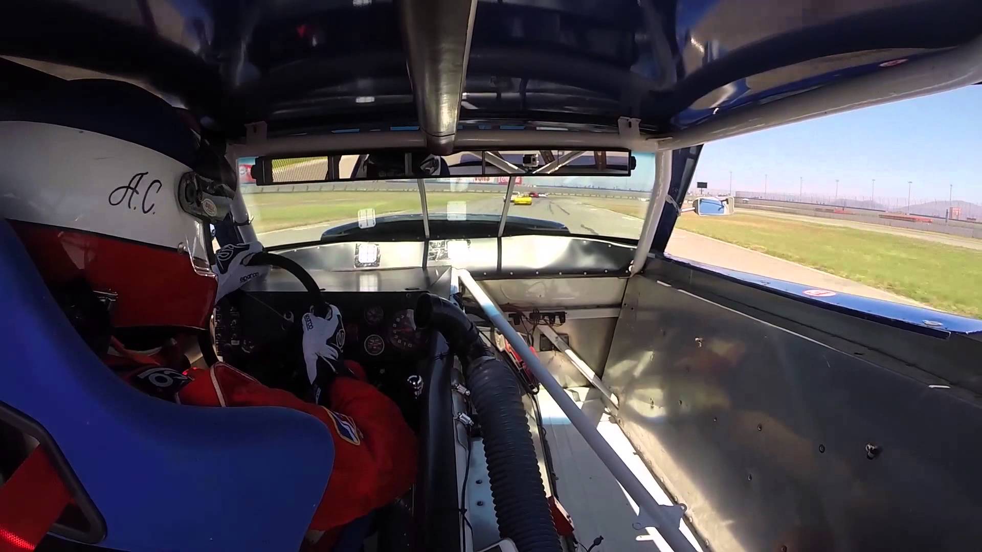 Adam Carolla at Auto Club Speedway in Fontana, CA