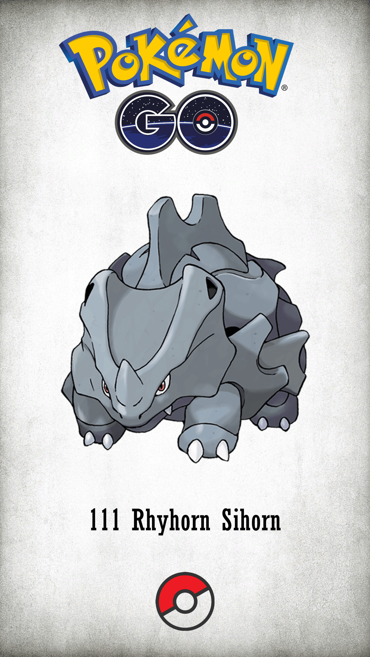 Character Rhyhorn Sihorn