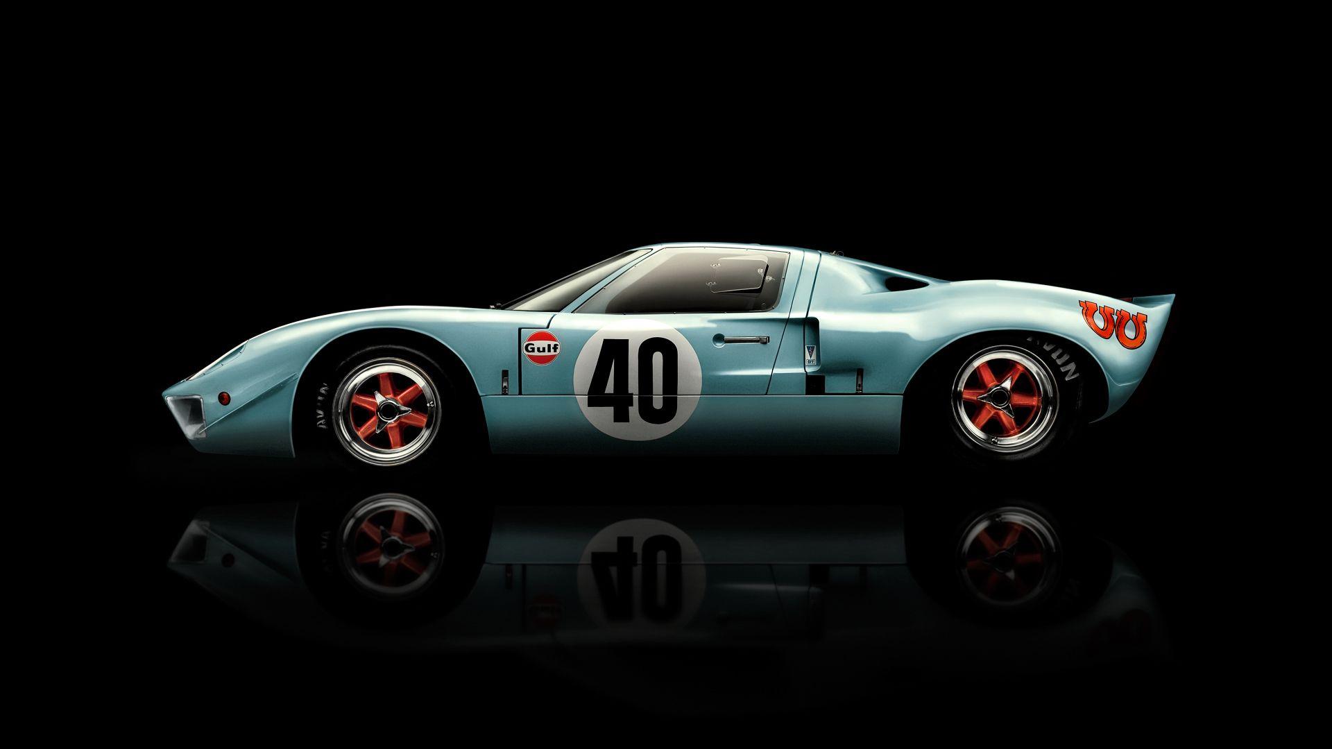 Ford GT40 Gulf Oil Race Carphotographed By Blair Bunting. Simply