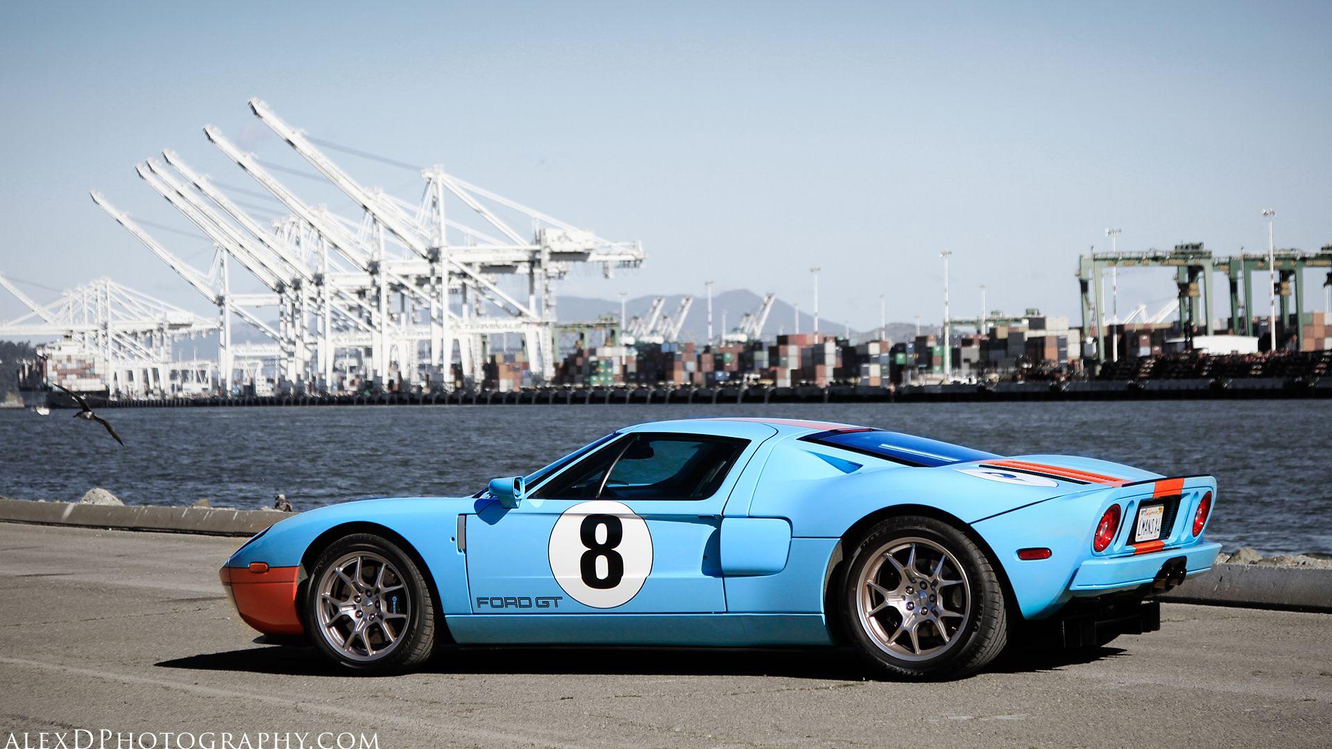 Ford GT with optional 'heritage' paint scheme; classic Gulf orange