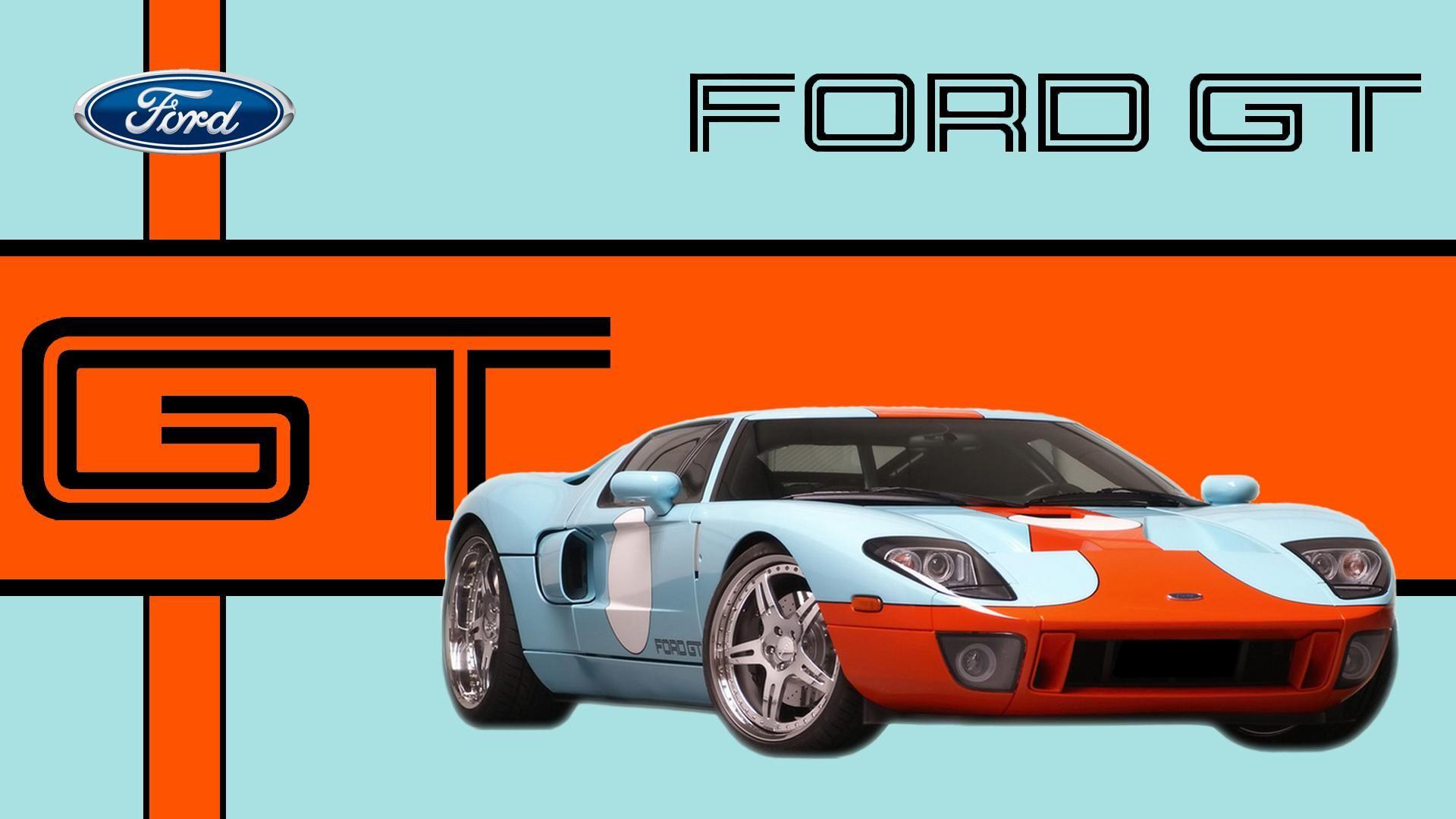 Ford Gt In Gulf Racing Livery >. Download Wallpaper