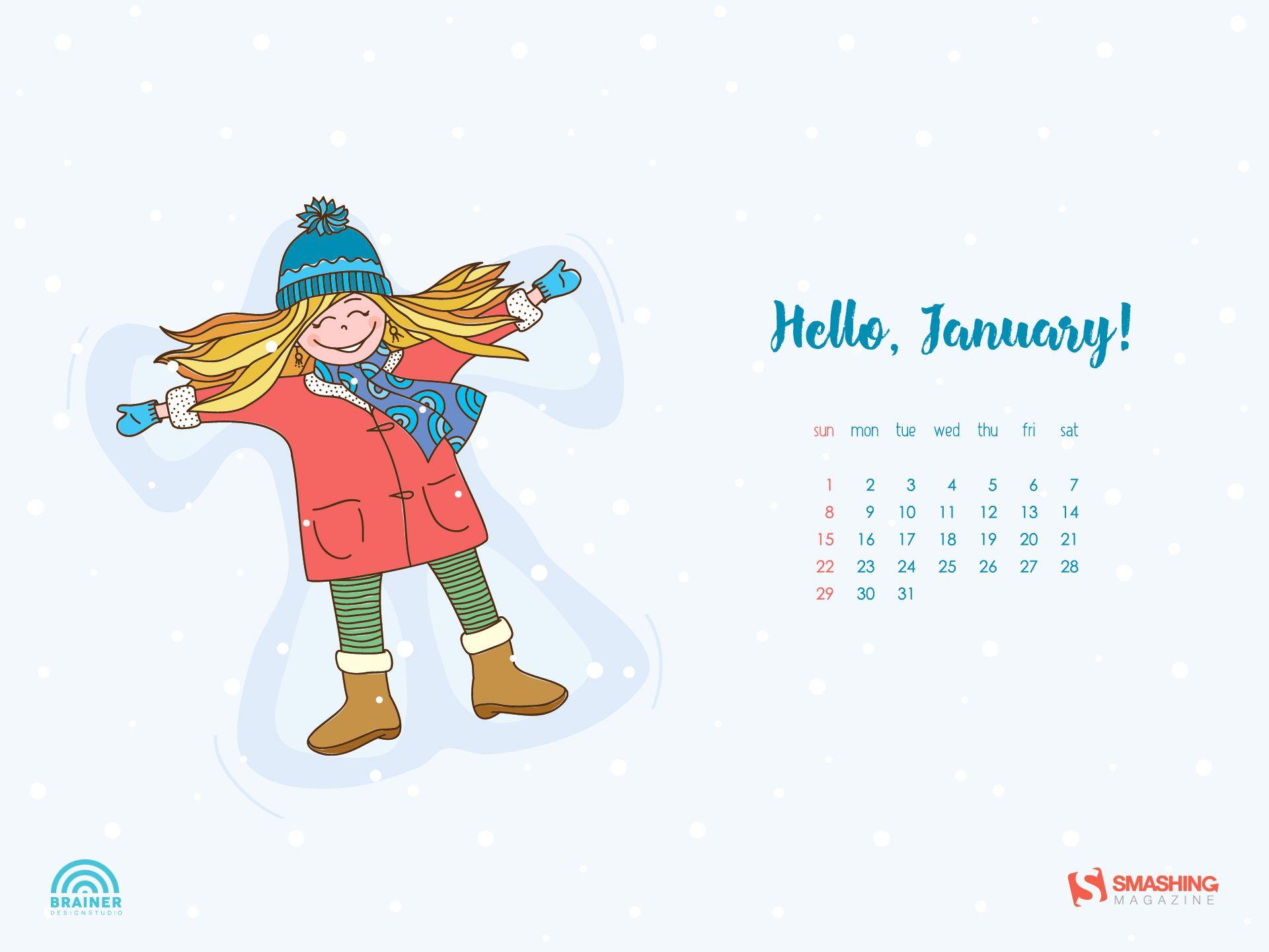 Desktop Wallpaper Calendars: January 2017