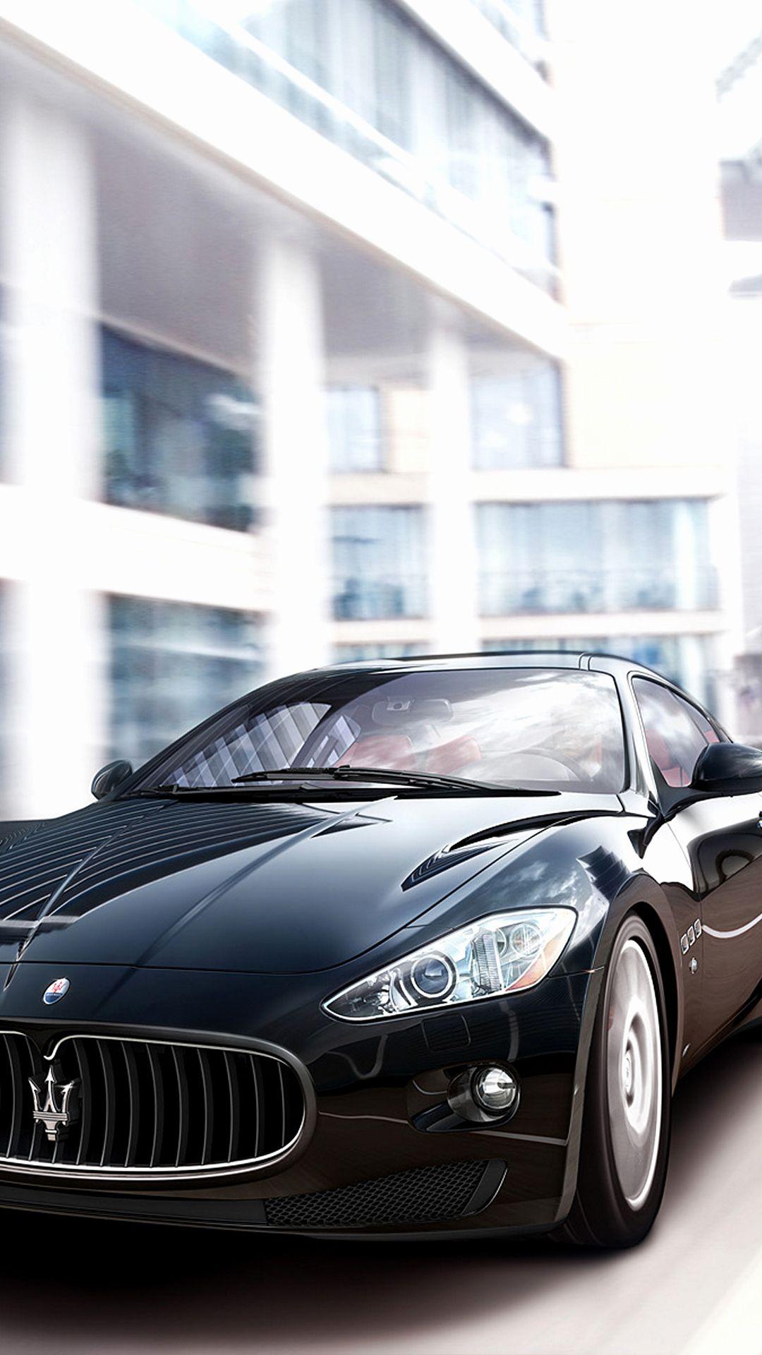 Car Lock Screen Wallpapers New Maserati Granturismo S Black android