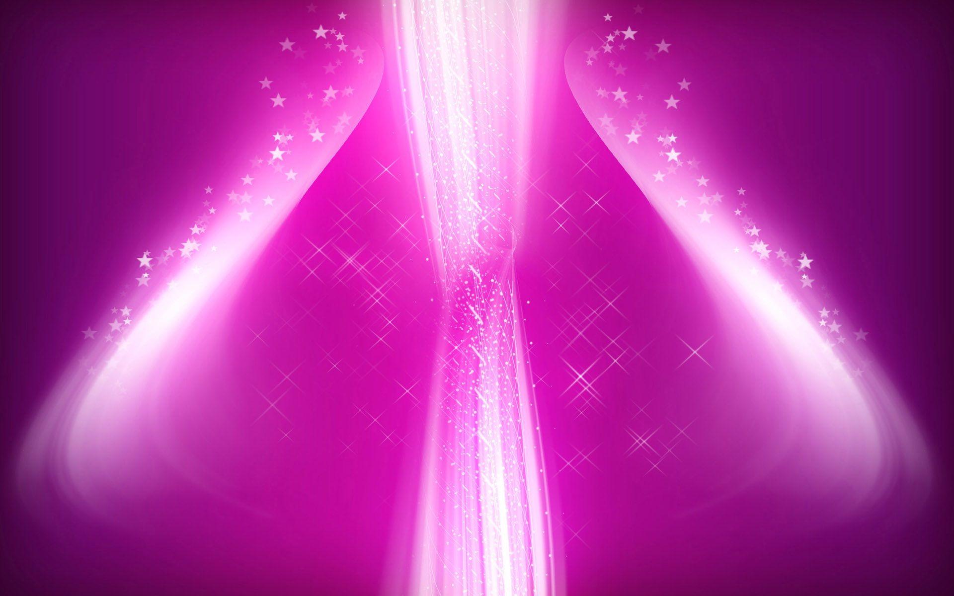 Pink Glow Abstract Wallpaper