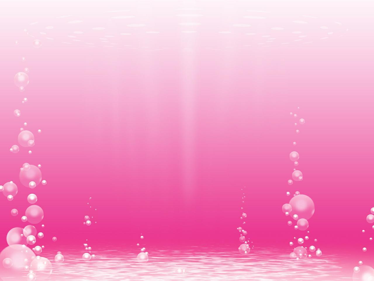 Pink Bubble Wallpaper
