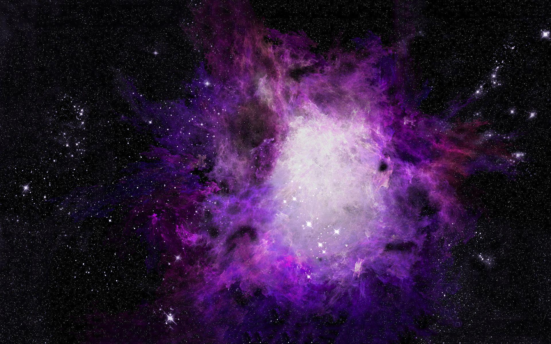 Purple Orion Nebula Full HD Bakgrund and Bakgrundx1200
