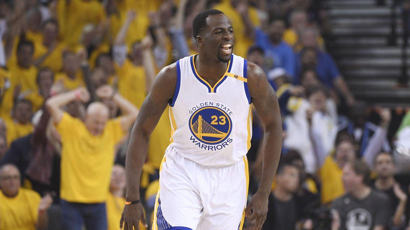 WATCH: Draymond Green Catches Upside Down Klay Thompson In Mid Air