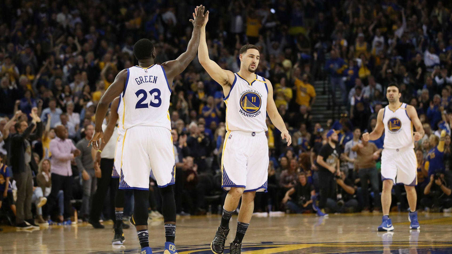 Draymond Green, Klay Thompson joke about consequences if not
