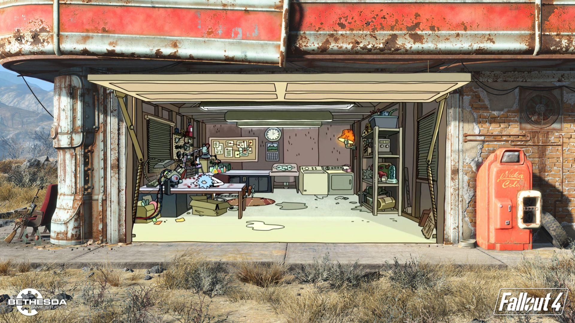 Rick And Morty Fallout 4 Wallpaper