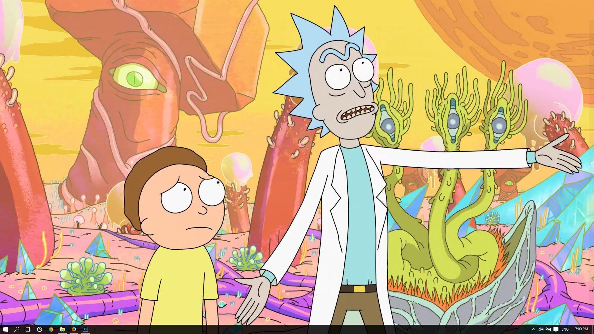 Rick and Morty Theme for Windows 10