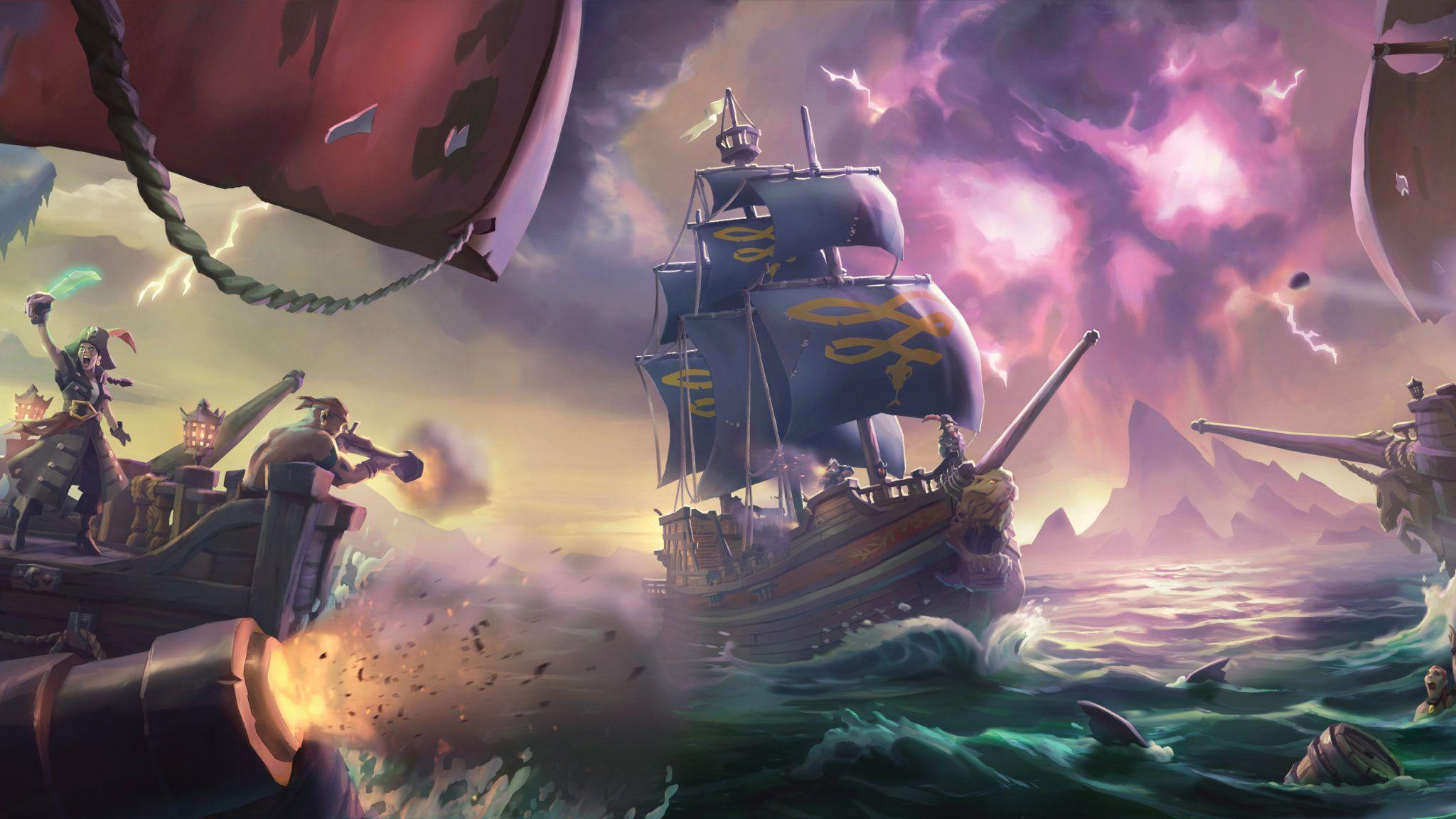 Sea of Thieves Video Game Desktop Wallpapers 62599 2048x1152 px