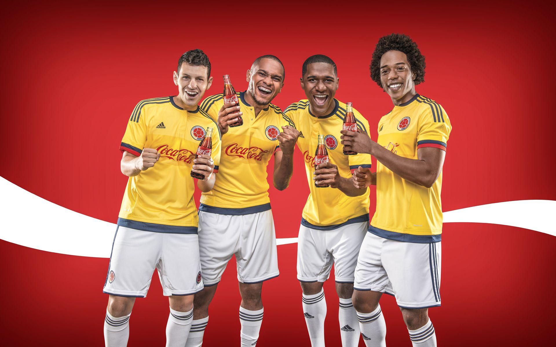 COCA COLA. COLOMBIA NATIONAL FOOTBALL TEAM