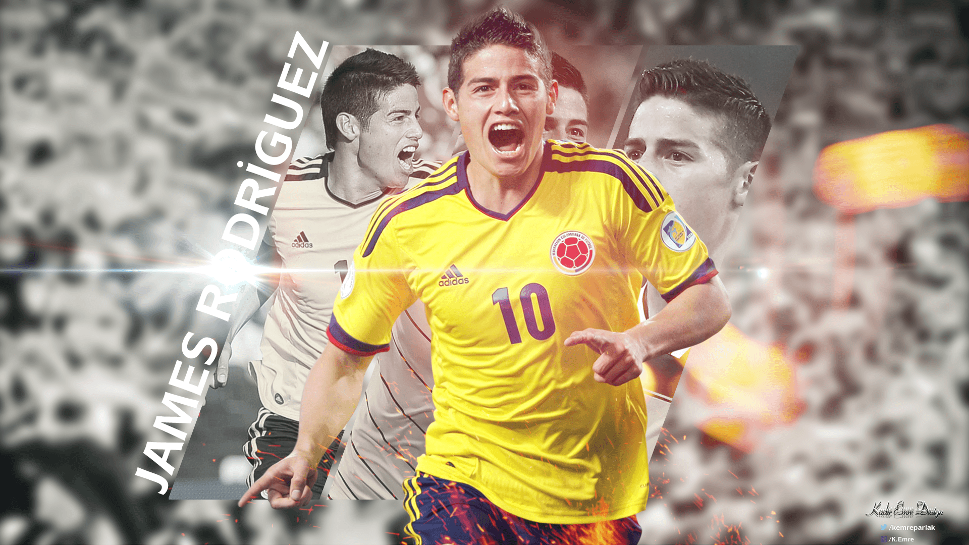 James Rodriguez Colombian footballer Wallpaper HD Wallpaper