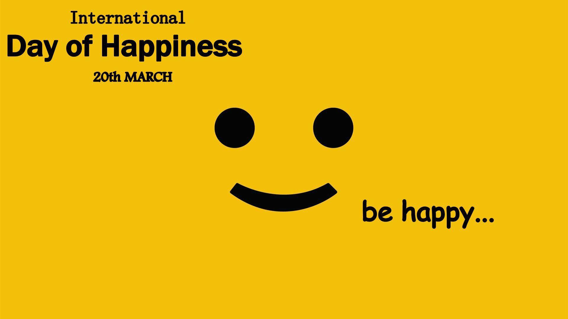 International Day Of Happiness Full HD Wallpaper