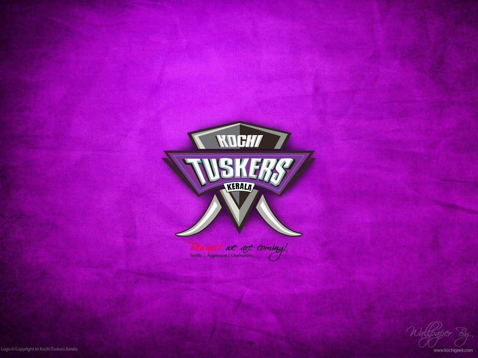 Kochi Tuskers Kerala Wallpaper. KochiGeek'in' allday