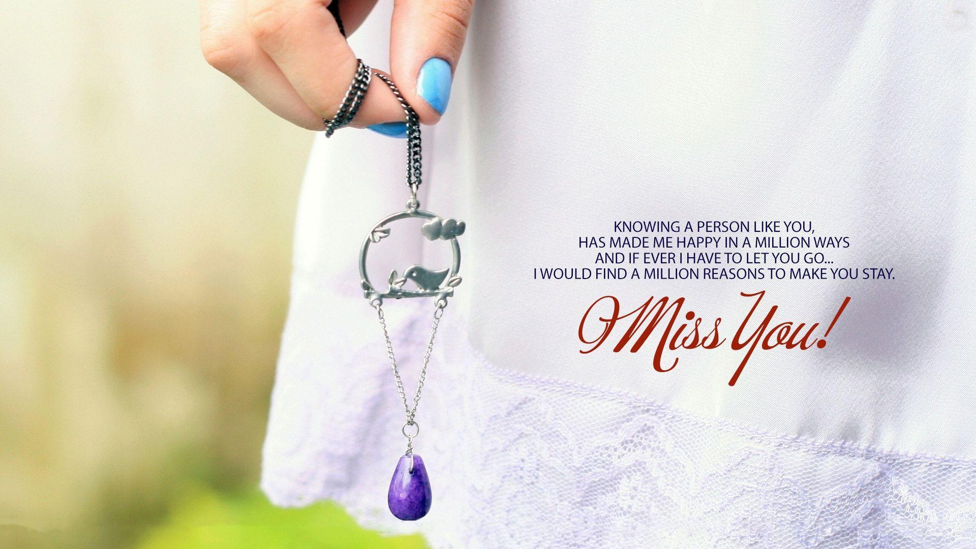 miss you quotes with HD image 1080p