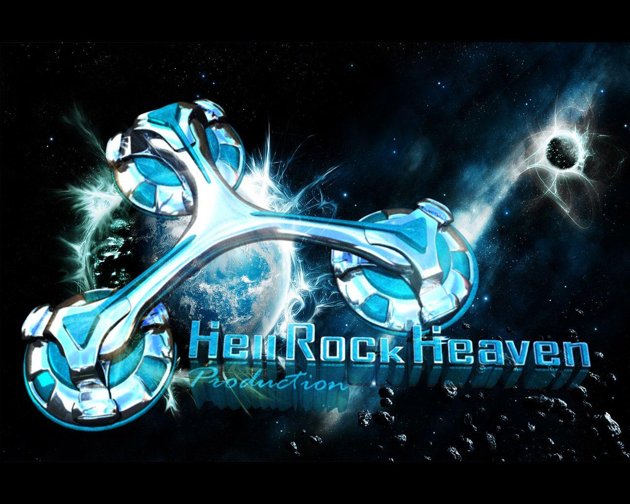 Hell Rock Heaven 3D Production logo. free
