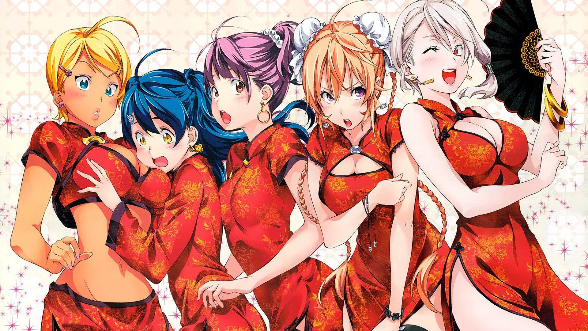 Shokugeki no Soma, Ikumi Mito, Megumi Tadokoro HD Wallpapers & Backgrou...