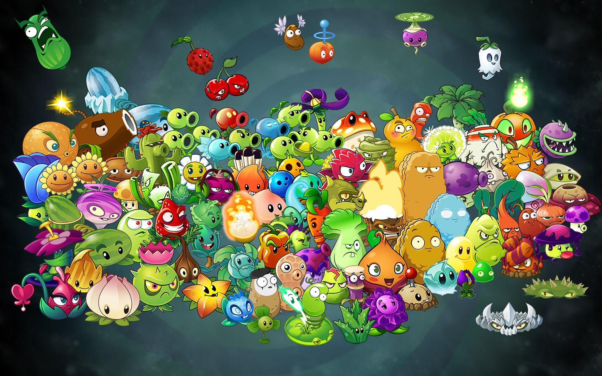 plants vs zombies 2 all plants