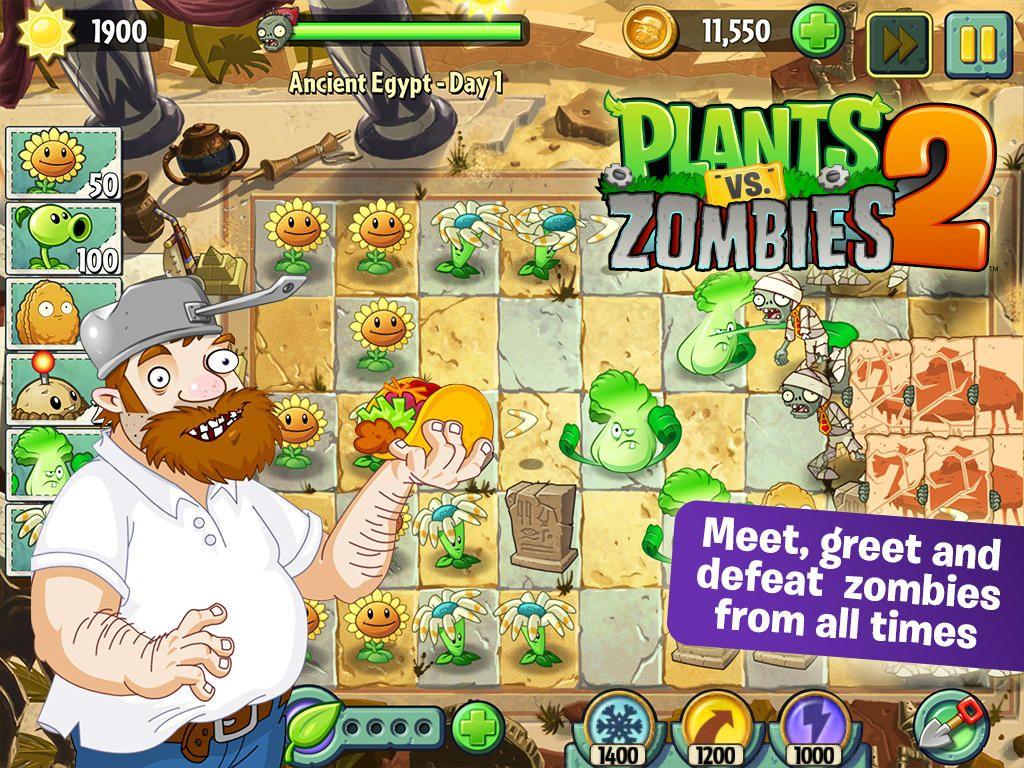 Plants Vs. Zombies 2 Gets New Ancient Egypt Level, New Power Up