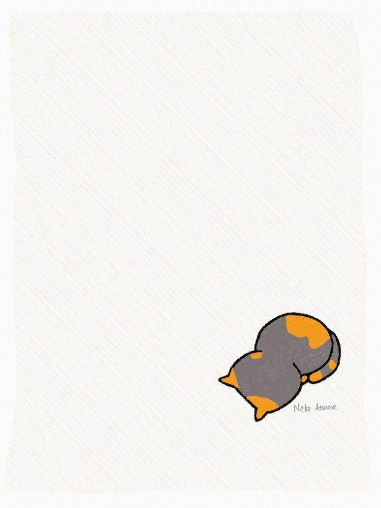 Neko Atsume Spooky ipad pro wallpaper