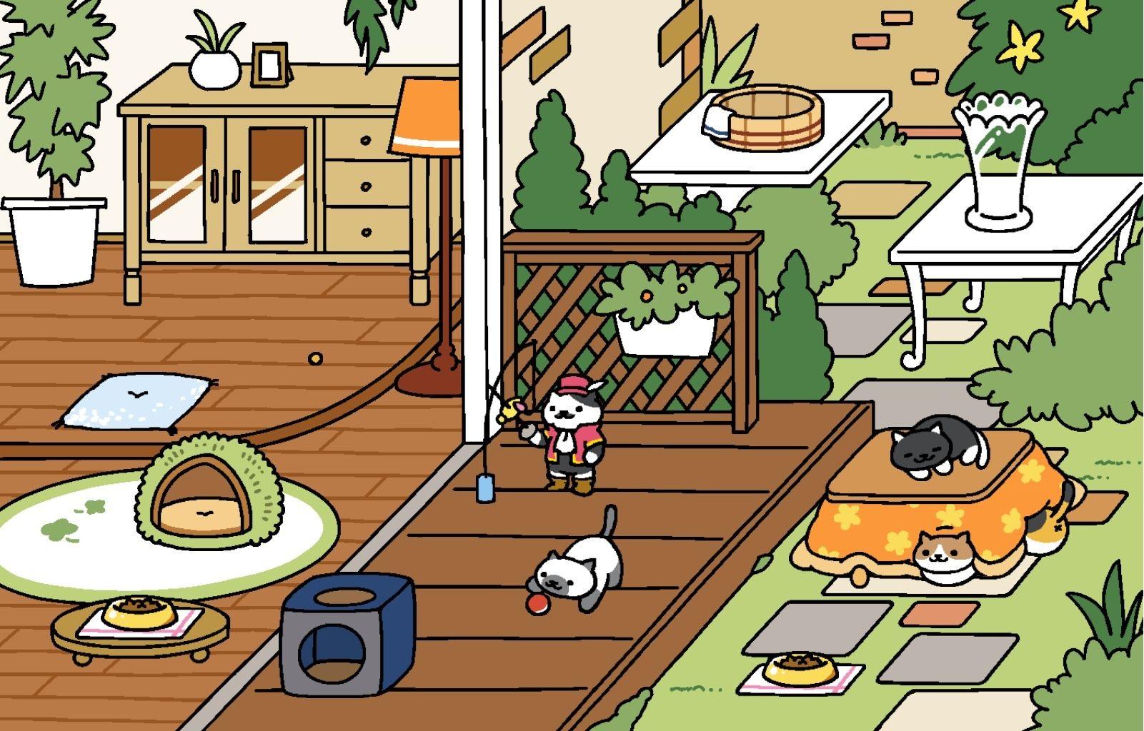 Tap to see more Neko Atsume the cat wallpapers backgrounds