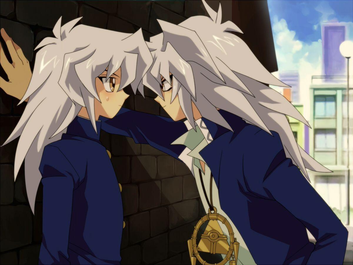 Image result for ryou bakura and yami bakura. Anime