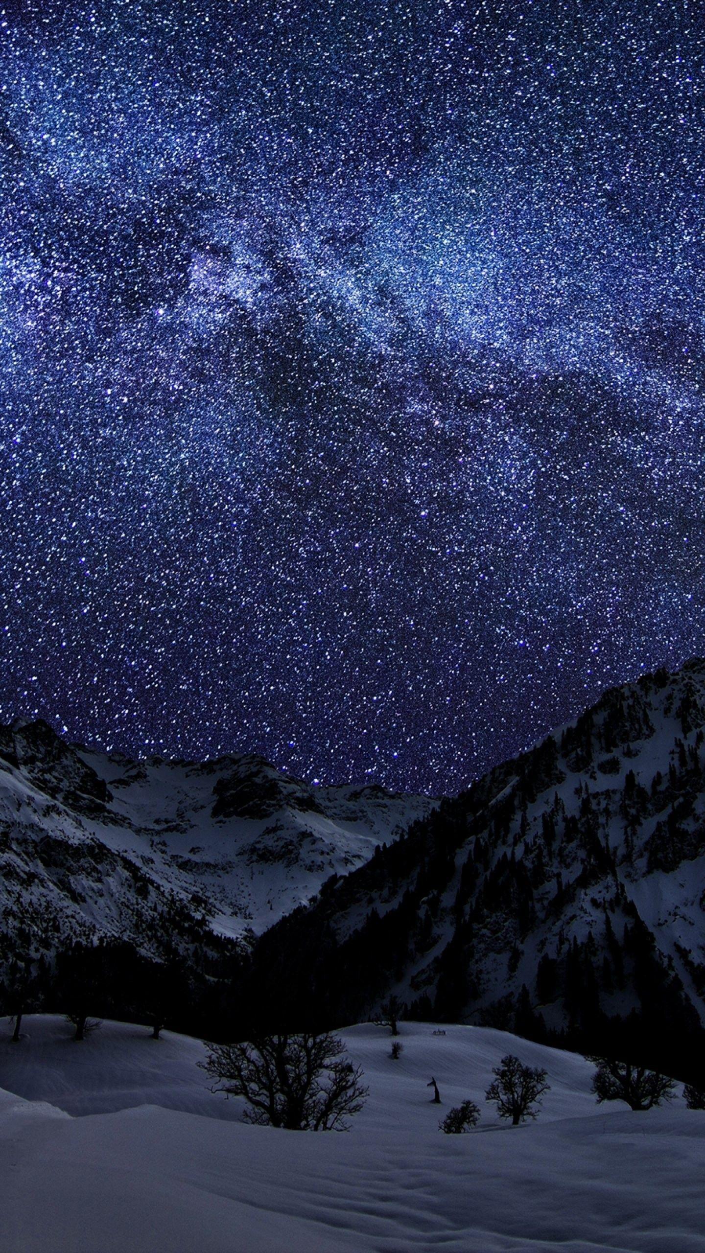 Night and stars HD Wallpaper for Google Pixel XL