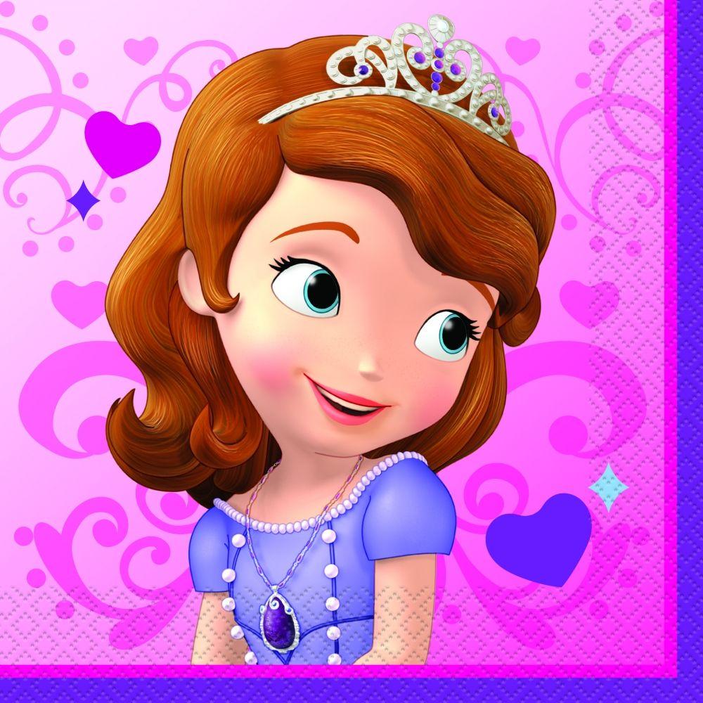 Free Download Napkins Lunch Sofia The First Party Supplies