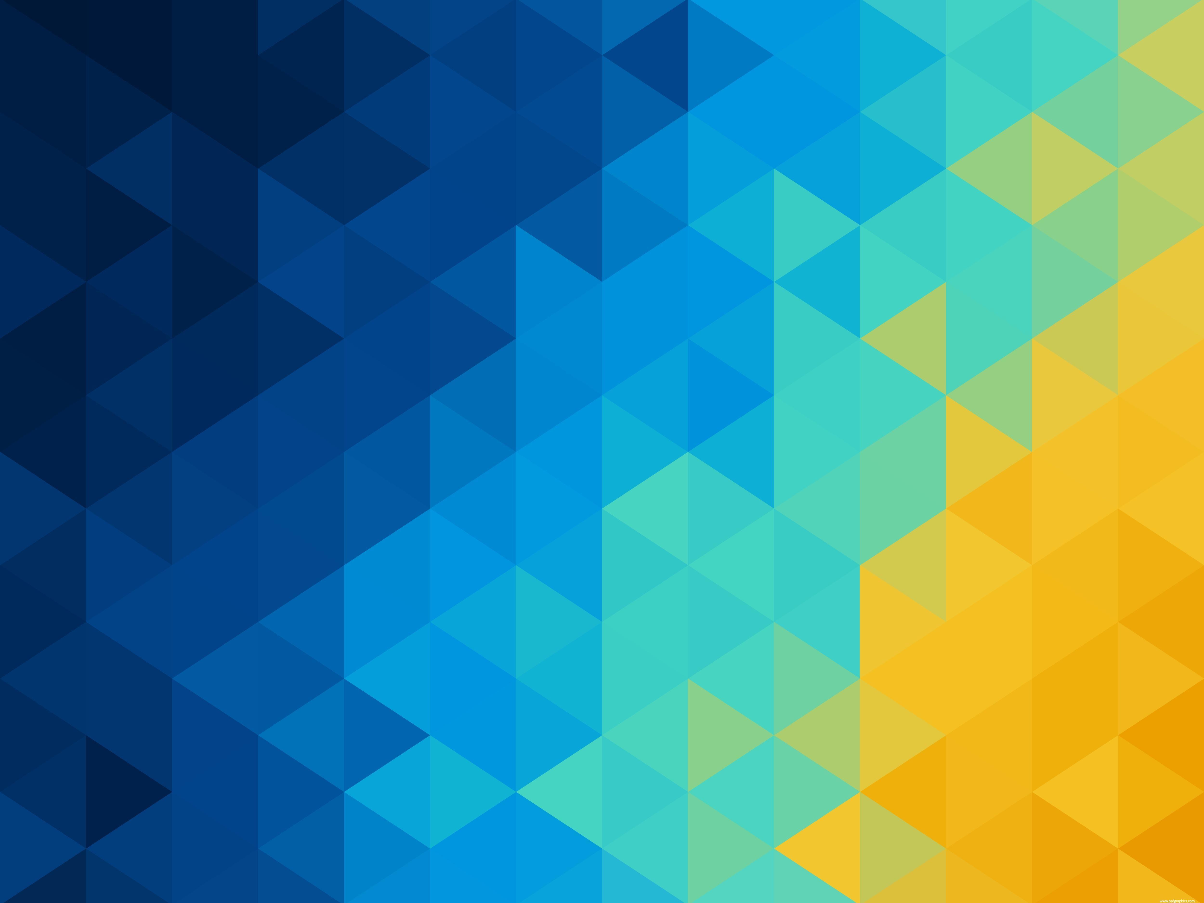 Abstract Blue Yellow, HD Abstract, 4k Wallpaper, Image