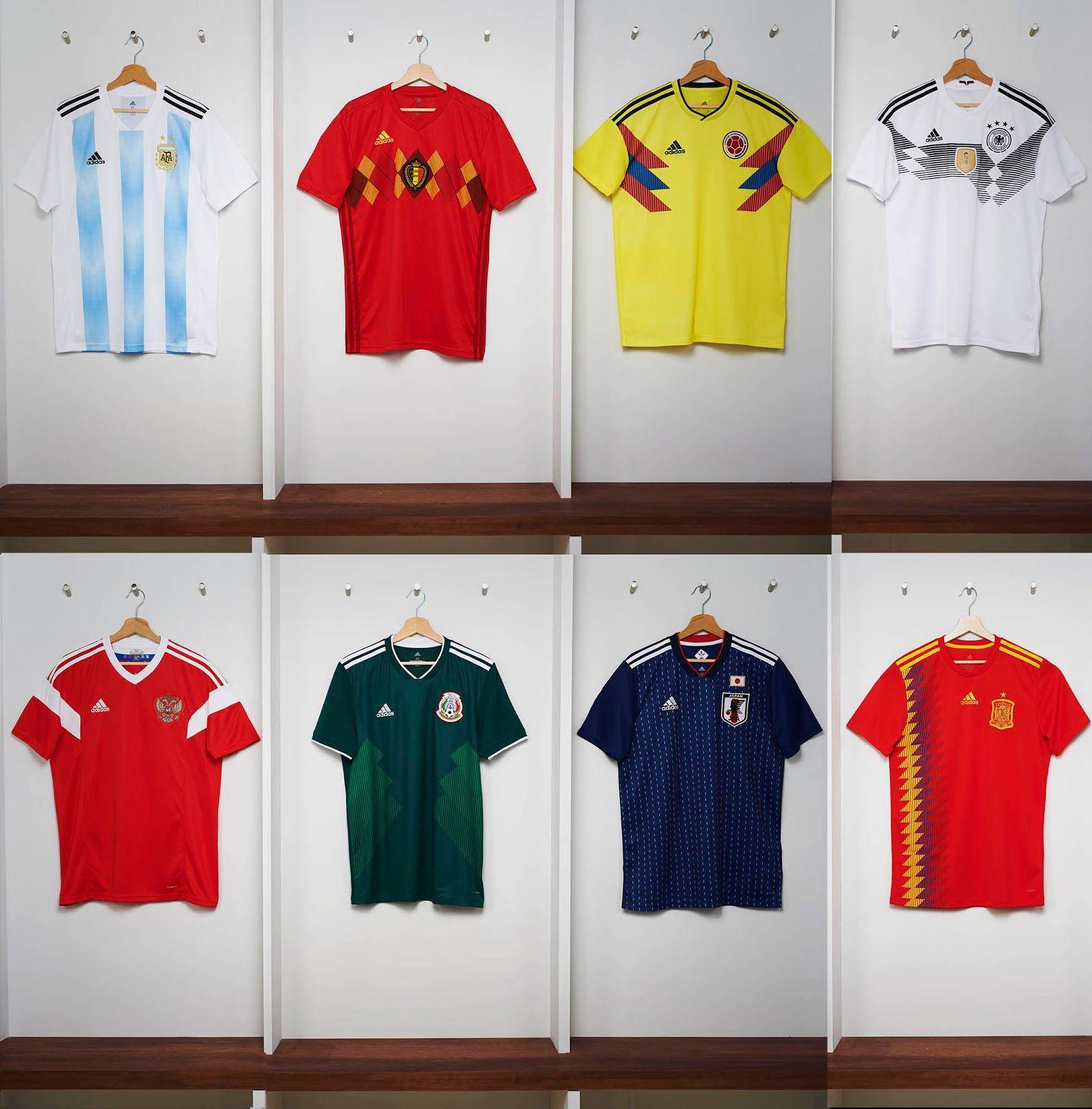Adidas Argentina, Belgium, Colombia, Germany, Mexico, Russia