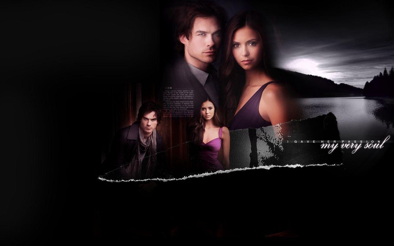 Vampire Diaries Damon And Elena Wallpaper Gilbert Season 3