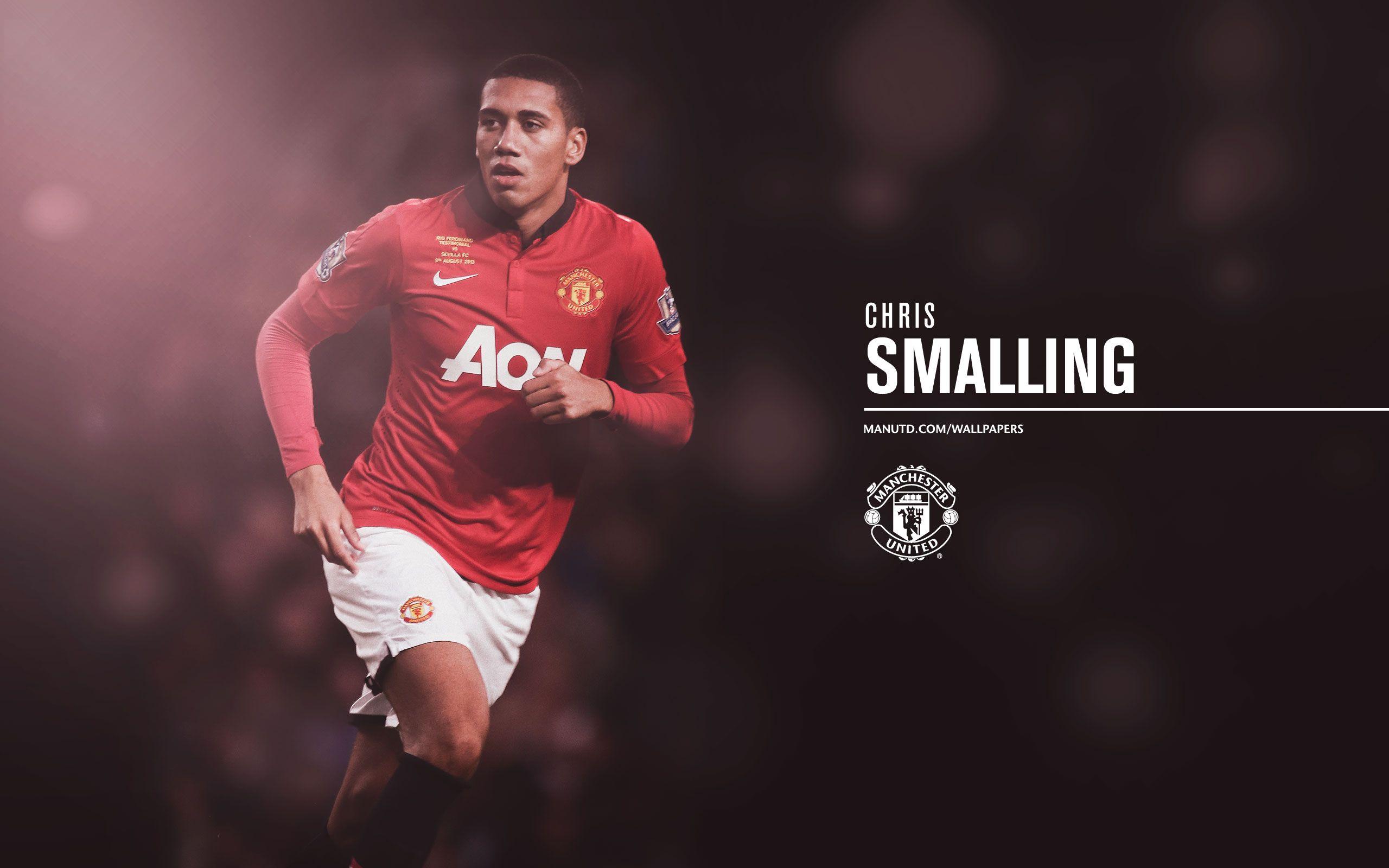 Chris Smalling Manchester United Player Wallpa Wallpaper