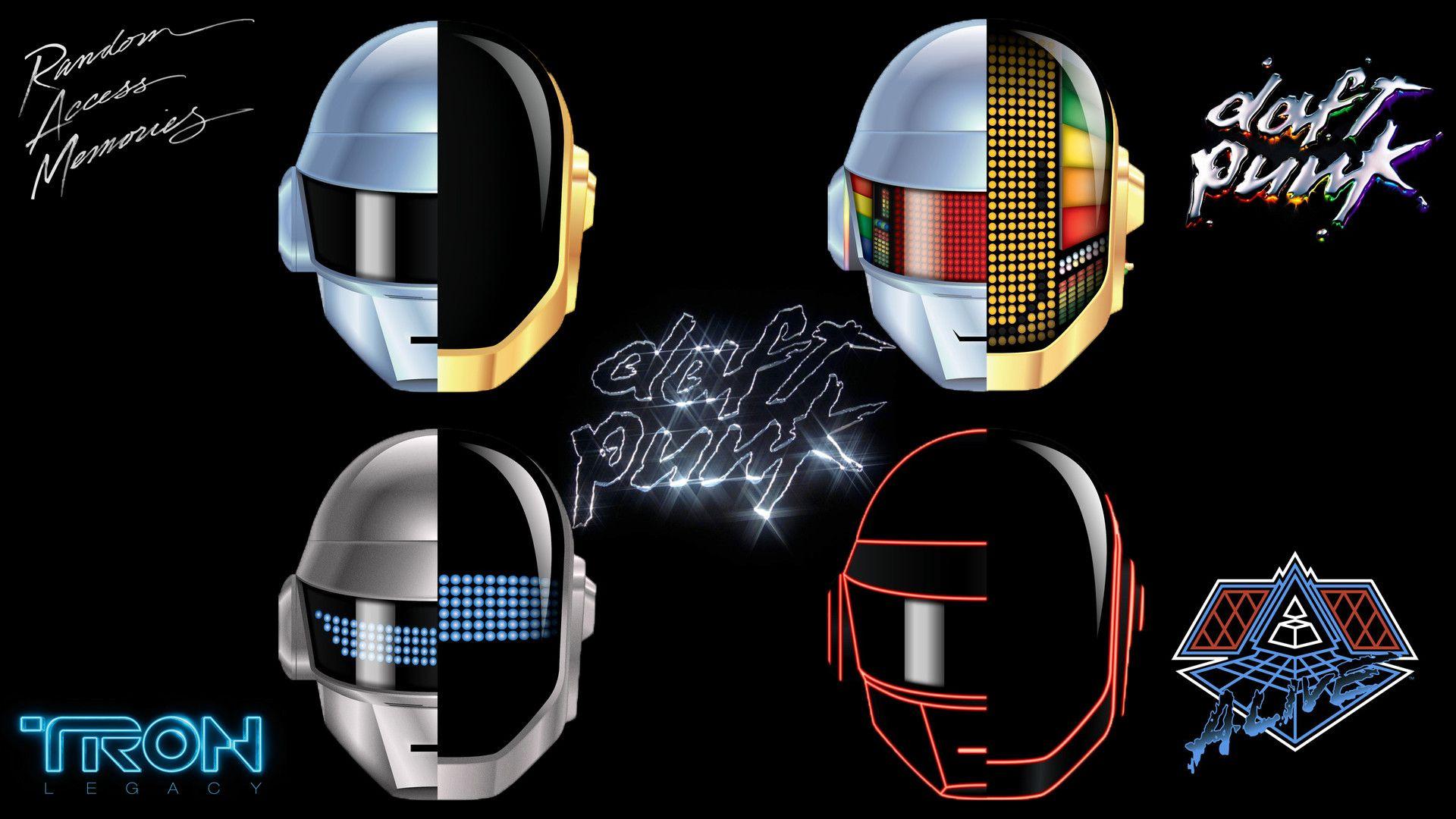 Daft Punk Helmets HD Wallpaperx1080