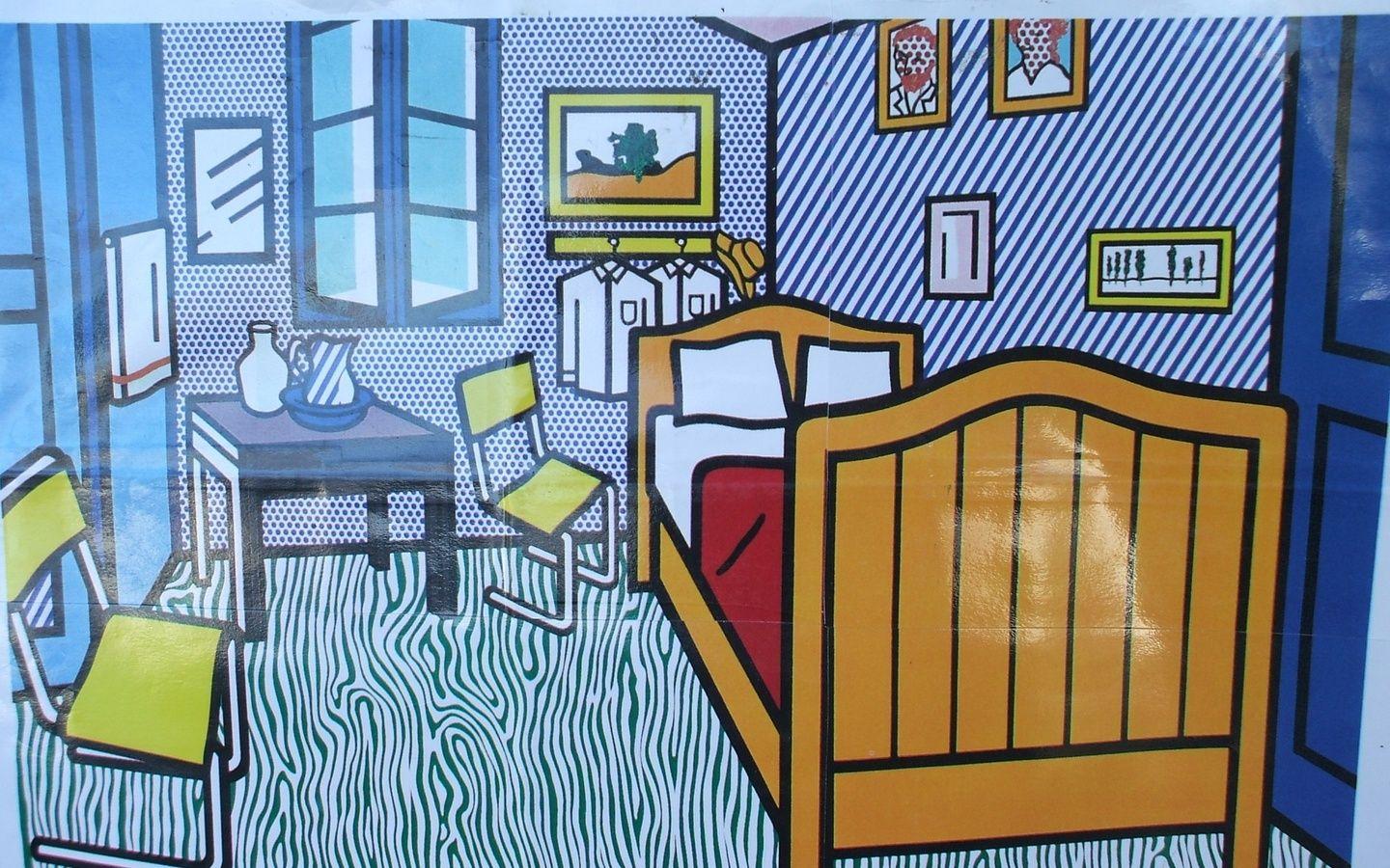 Bedroom Ribbon Lichtenstein, Roy Lichtenstein, Bedroom