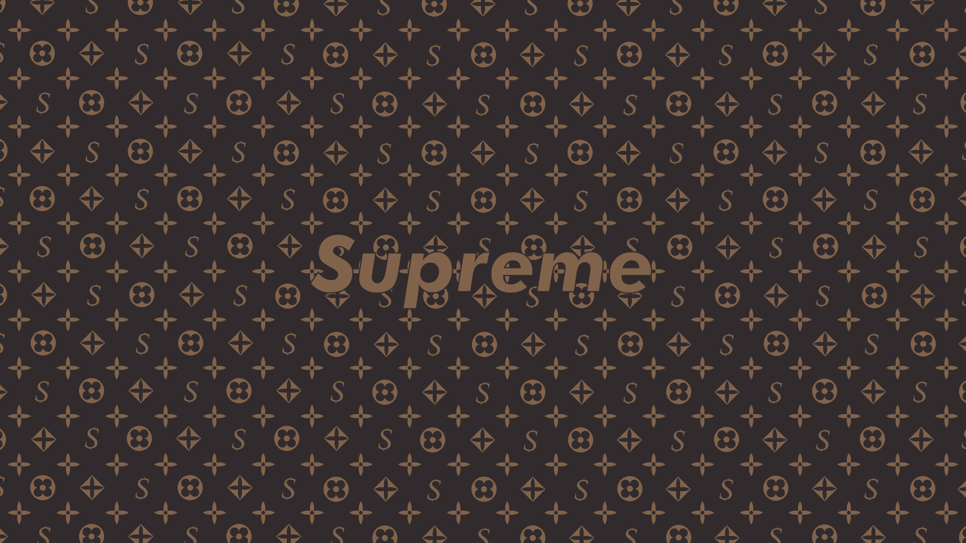 Some Supreme x LV Wallpaper I made