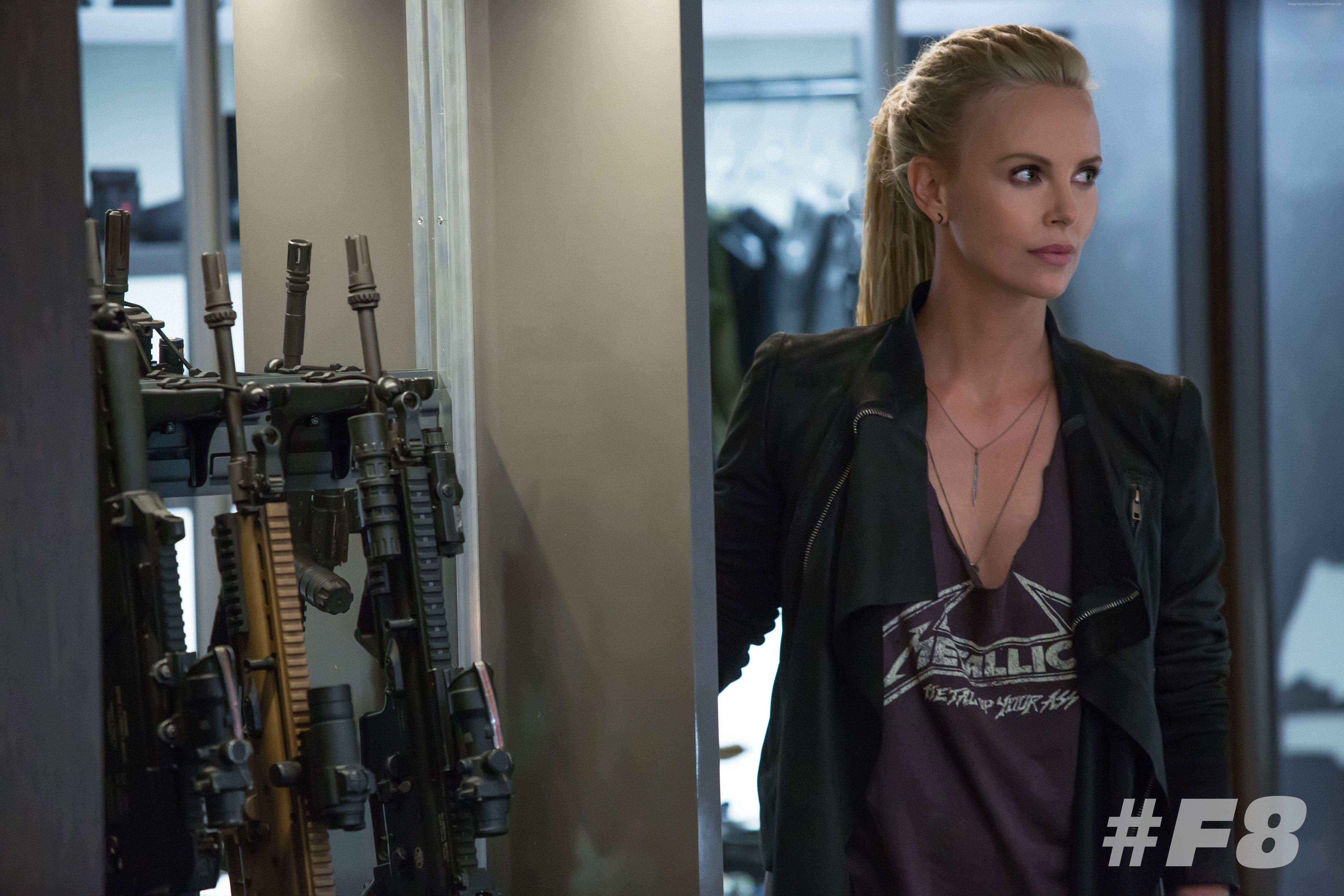 Wallpaper Fast and Furious Fast Charlize Theron, Metallica